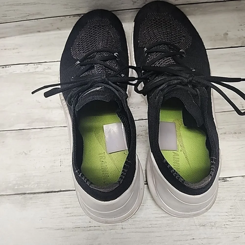 Nike Free TR Flyknit Training Shoes Black/White Sole Women's Size US 9.5